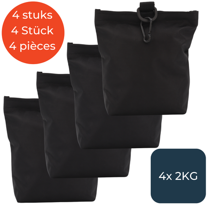 Zandzak Zwart - Set van 4 stuks x 2KG