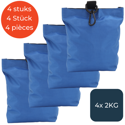Zandzak Blauw - Set van 4 stuks x 2KG
