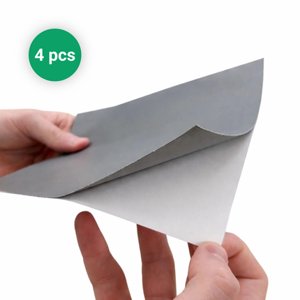Set van 4 PVC Afdekzeil Reparatiestrips