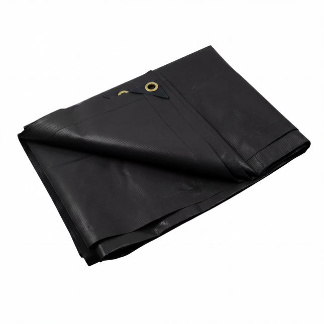 400g/m2 PVC Afdekzeil - Grondzeil - Bouwzeil - Zwart