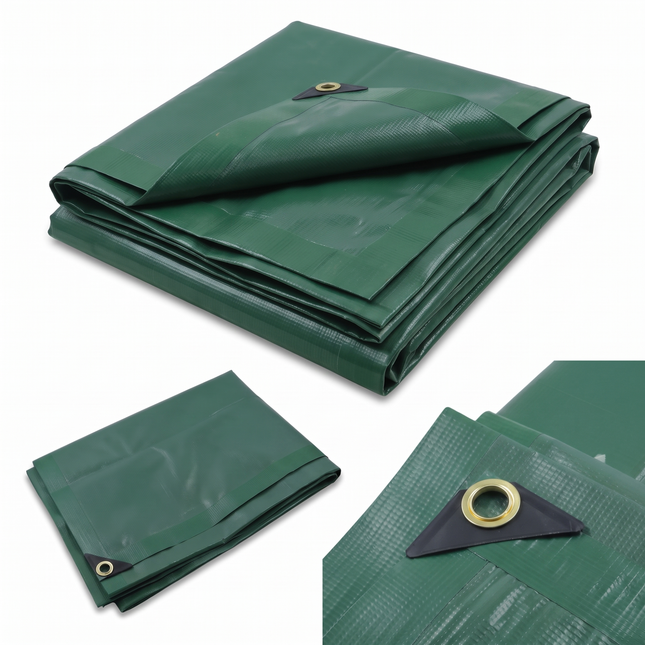400g/m2 PVC Afdekzeil - Grondzeil - Bouwzeil  - Groen