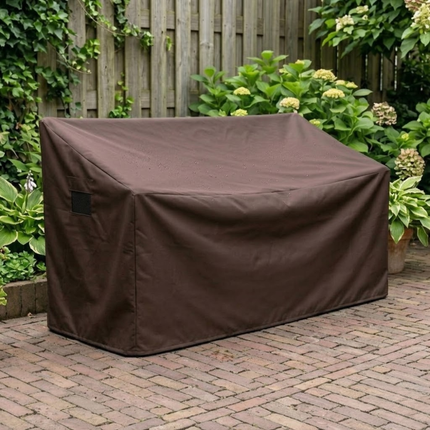 Tuinbankhoes recht 600D Luxe Donker Bruin
