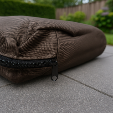 Tuintafelhoes 600D Luxe Donker Bruin