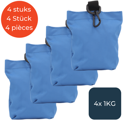 Zandzakjes Blauw - Set van 4 stuks x 1KG