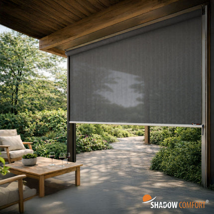 Zonwerend Rolgordijn voor Buiten - Cool Grey