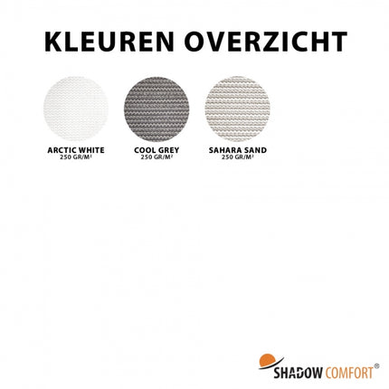 Zonwerend Rolgordijn voor Buiten - Cool Grey