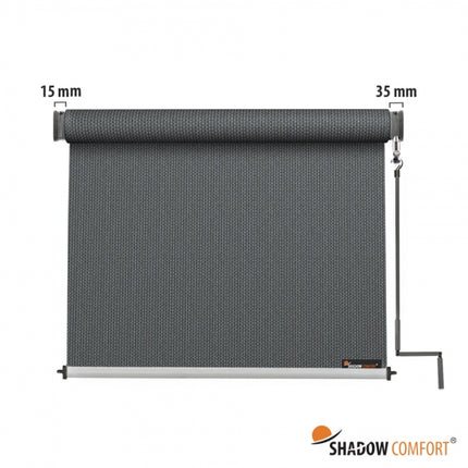 Zonwerend Rolgordijn voor Buiten - Cool Grey