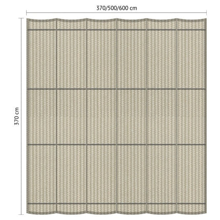 Schaduwdoeken Harmonicadoek Sahara Sand